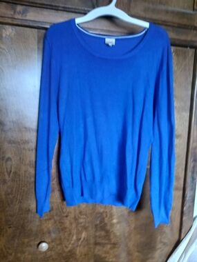 Cielo Royal Blue Lightweight Crewneck Sweater